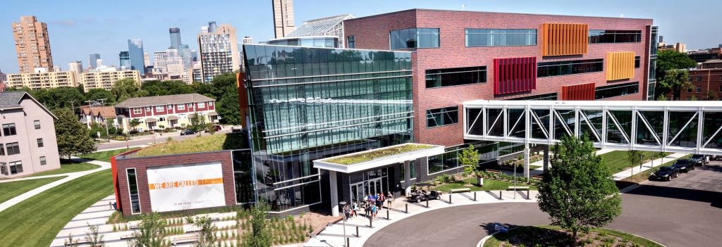 View of Augsburg campus